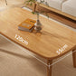 Scandinavian 4 Legs Coffee Table Wooden Coffee Table Set for Living Room Clearhalo 'Coffee & Accent Tables' 'Coffee Tables' 'coffee_tables' 'furn' 'furn_coffee_tables' 'Furniture' 'Living Room Furniture' 5802874