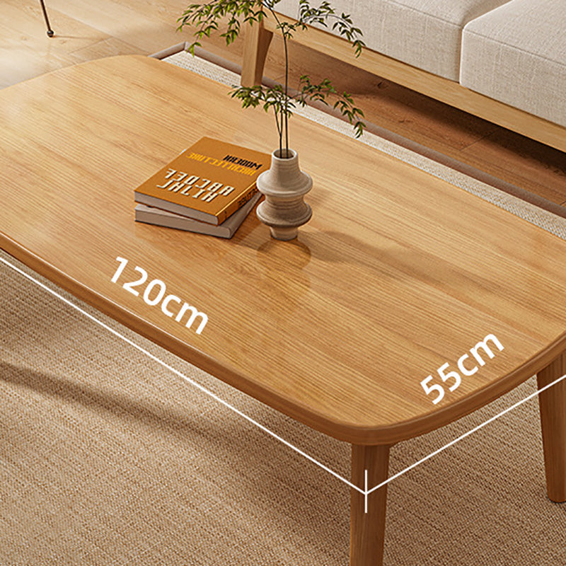 Scandinavian 4 Legs Coffee Table Wooden Coffee Table Set for Living Room Clearhalo 'Coffee & Accent Tables' 'Coffee Tables' 'coffee_tables' 'furn' 'furn_coffee_tables' 'Furniture' 'Living Room Furniture' 5802874