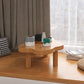 Scandinavian Wooden Coffee Table Free form 3 Legs Coffee Table Set for Bedroom