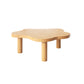 Scandinavian Wooden Coffee Table Free form 3 Legs Coffee Table Set for Bedroom