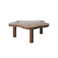 Scandinavian Wooden Coffee Table Free form 3 Legs Coffee Table Set for Bedroom