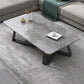 Cross Table Base Design Rectangular Faux Wood Table Ornate Style Coffee Table 39.5"L x 19.5"W x 18"H Gray Clearhalo 'Coffee & Accent Tables' 'Coffee Tables' 'coffee_tables' 'furn' 'furn_coffee_tables' 'Furniture' 'Living Room Furniture' 5802972