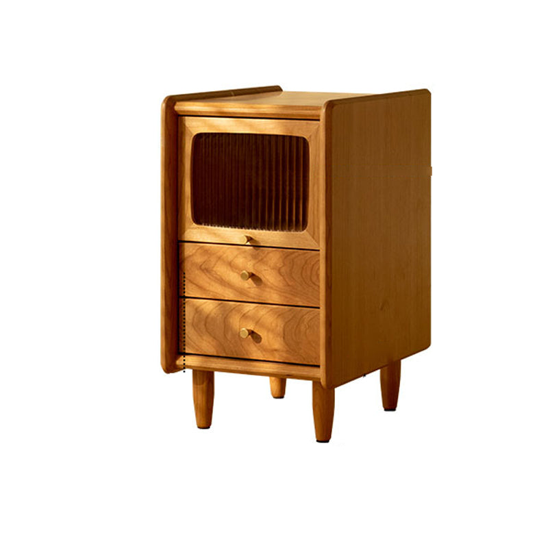 Mesa de madera mediana cajones contemporáneos gabinete de cama