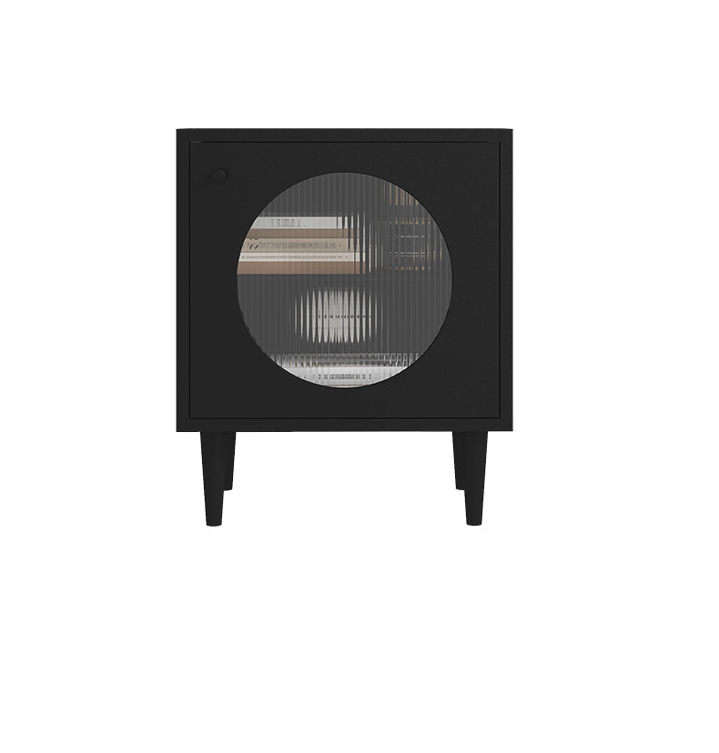 Comodino da tavola di metallo contemporaneo 1 mobile da comodino