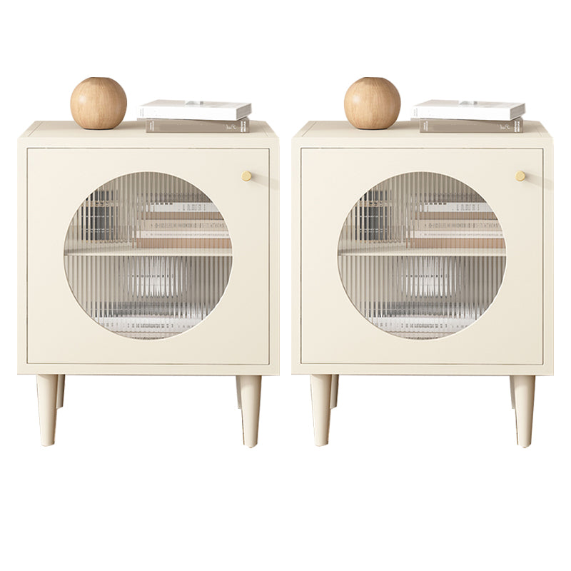 Comodino da tavola di metallo contemporaneo 1 mobile da comodino