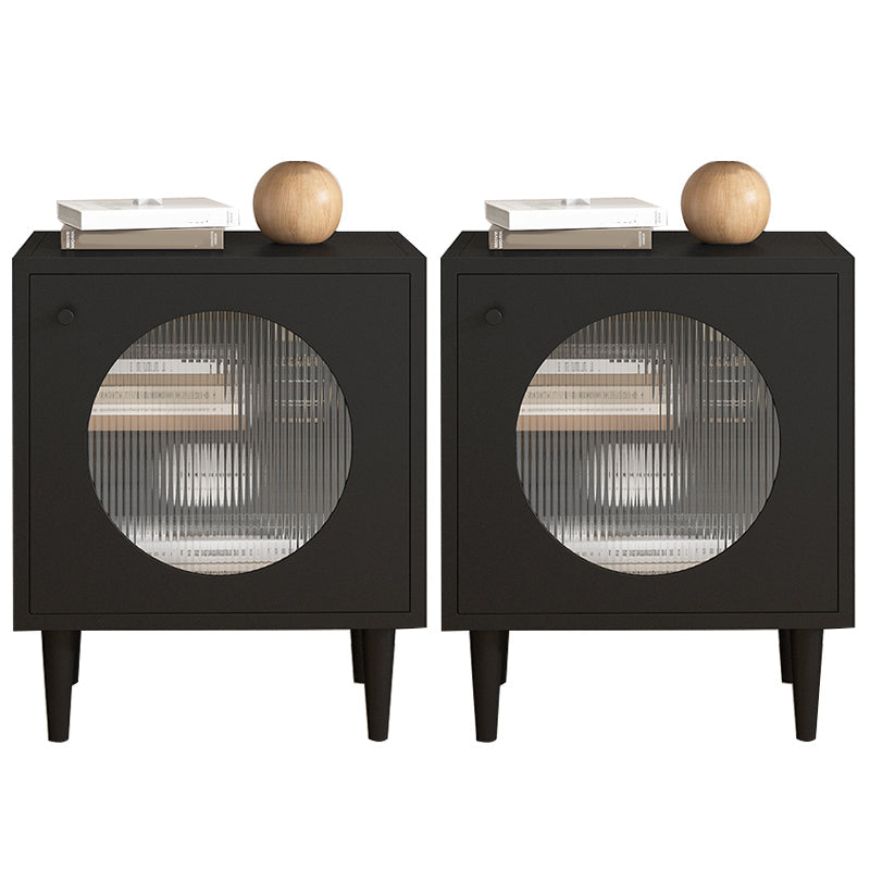 Comodino da tavola di metallo contemporaneo 1 mobile da comodino