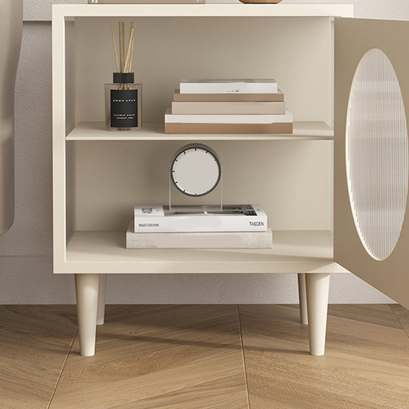 Comodino da tavola di metallo contemporaneo 1 mobile da comodino