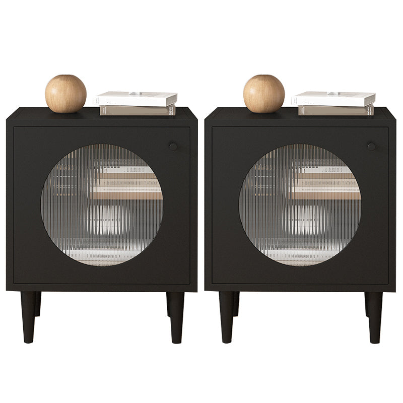 Comodino da tavola di metallo contemporaneo 1 mobile da comodino