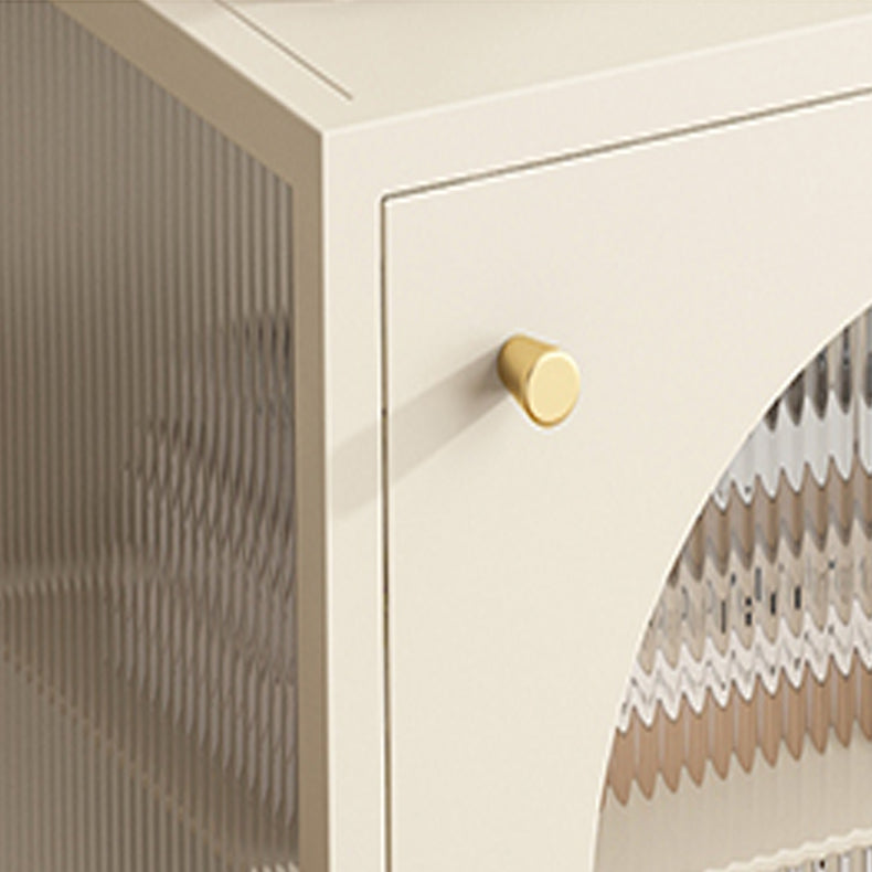 Comodino da tavola di metallo contemporaneo 1 mobile da comodino