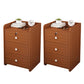 Modern Nightstand Wooden Night Table with Drawers for Bedroom