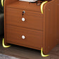 Modern Nightstand Wooden Night Table with Drawers for Bedroom