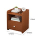 Mesa nocturna de madera de mesita de noche moderna con cajones para dormitorio