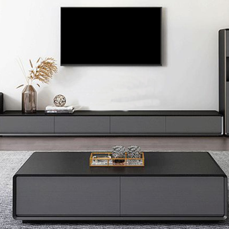 Nordic TV Cabinet Furniture Modern Simple Black Floor TV Cabinet Clearhalo 'furn' 'furn_tv_stands_entertainment_centers' 'Furniture' 'Living Room Furniture' 'TV Stands & Entertainment Centers' 'TV Stands & Media Storage Furniture' 'tv_stands_entertainment_centers' 5803196