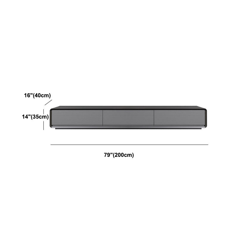 Nordic TV Cabinet Furniture Modern Simple Black Floor TV Cabinet Clearhalo 'furn' 'furn_tv_stands_entertainment_centers' 'Furniture' 'Living Room Furniture' 'TV Stands & Entertainment Centers' 'TV Stands & Media Storage Furniture' 'tv_stands_entertainment_centers' 5803212