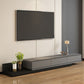 Contemporary Faux Wood TV Stand Console Enclosed Storage TV Stand Clearhalo 'furn' 'furn_tv_stands_entertainment_centers' 'Furniture' 'Living Room Furniture' 'TV Stands & Entertainment Centers' 'TV Stands & Media Storage Furniture' 'tv_stands_entertainment_centers' 5803272