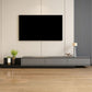 Contemporary Faux Wood TV Stand Console Enclosed Storage TV Stand Clearhalo 'furn' 'furn_tv_stands_entertainment_centers' 'Furniture' 'Living Room Furniture' 'TV Stands & Entertainment Centers' 'TV Stands & Media Storage Furniture' 'tv_stands_entertainment_centers' 5803283
