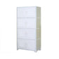 Contemporary 61.02'"Tall 4- Door Cabinet, Rectangle Accent Cabinet