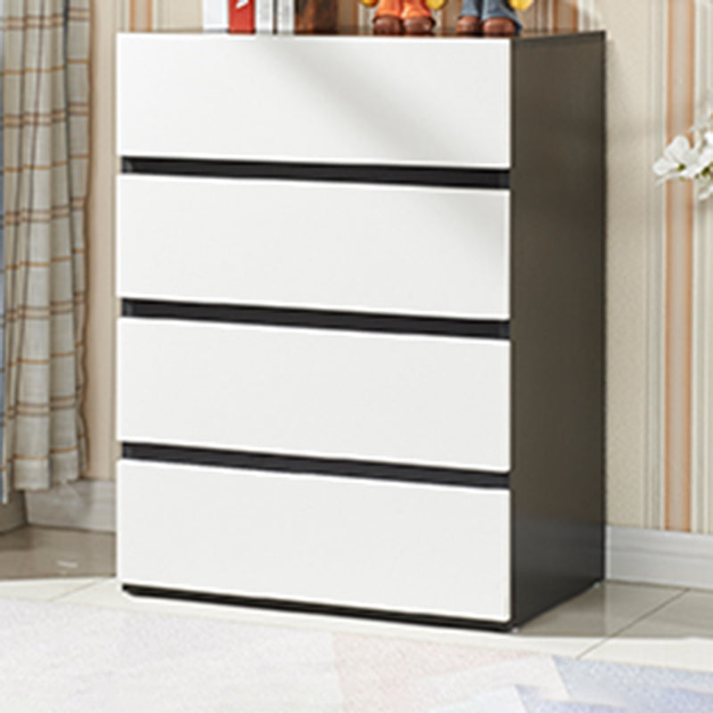 CHOSE DE BOIS DE 23,62 'contemporain, coffre d'accent rectangle avec tiroirs