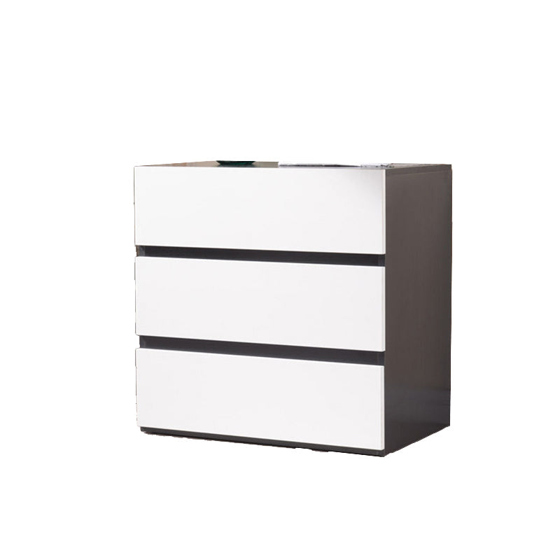 CHOSE DE BOIS DE 23,62 'contemporain, coffre d'accent rectangle avec tiroirs