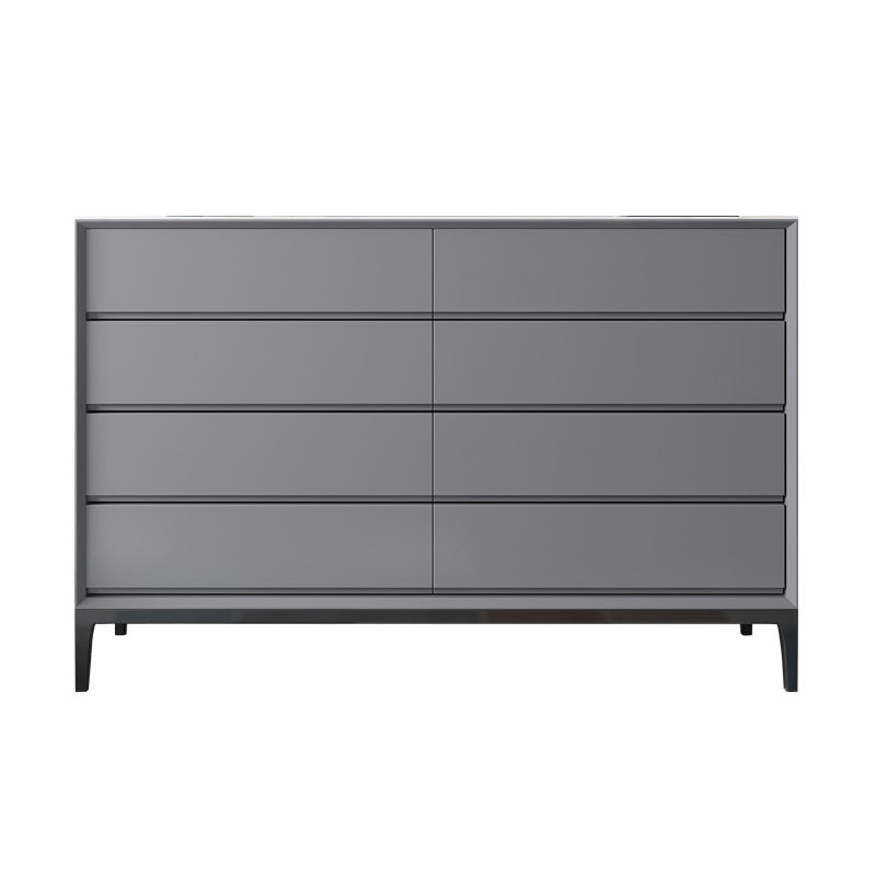 Contemporary Rectangle Accent Chest, Wooden Chest in Grey with Drawers Clearhalo 'Cabinets & Chests' 'cabinets_chests' 'furn' 'furn_cabinets_chests' 'Furniture' 'Living Room Furniture' 5803450