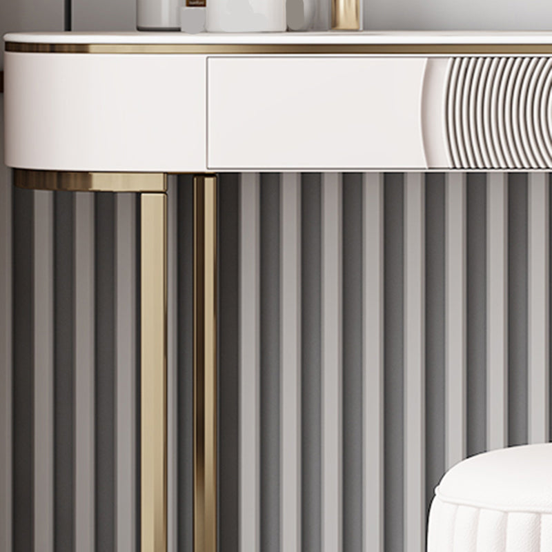 Glam Slate Top Make-up Vanity Set 5-Drawers Eitelkeitsverkederstisch