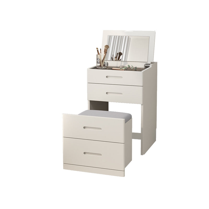 Solid Wood Makeup Vanity Desk Scandinavian Vanity Makeup Dressing Table Set