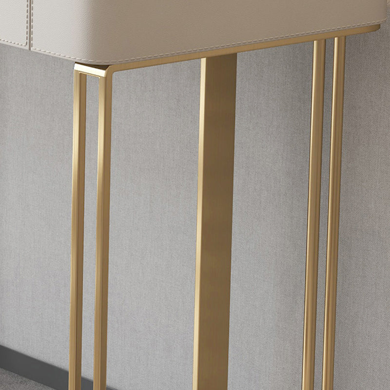 Glam 29.5 "Alto Catinero de tocador de maquillaje Madera de madera de 2 cajas