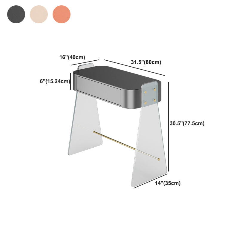 Consejo de tocador contemporáneo 1 Cajón de tocador Juego de mesa de maquillaje