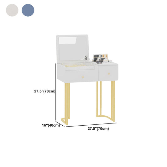 Zeitgenössischer Waschtisch-Make-up-Tisch 2-Drawer-Holz-Schminktisch