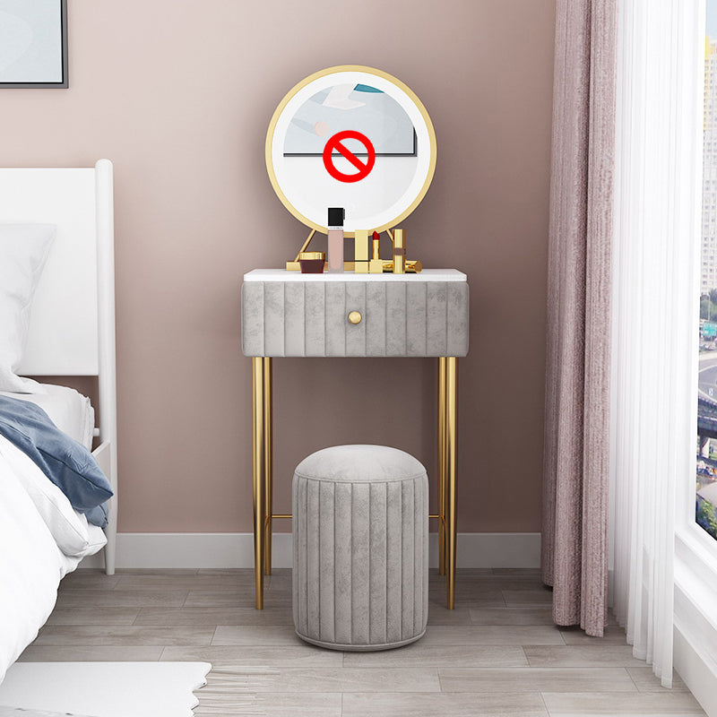 29,5 "hoher Glam Make -up Eitelkeitschreibtisch 1 Schubladen Schminktisch für Schlafzimmer