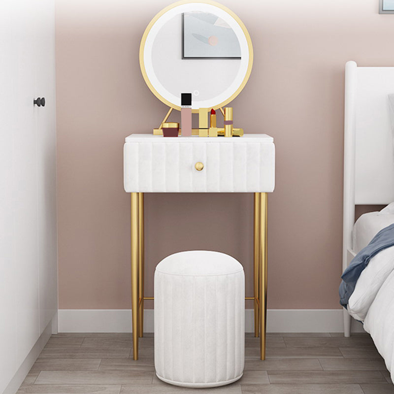 29,5 "hoher Glam Make -up Eitelkeitschreibtisch 1 Schubladen Schminktisch für Schlafzimmer