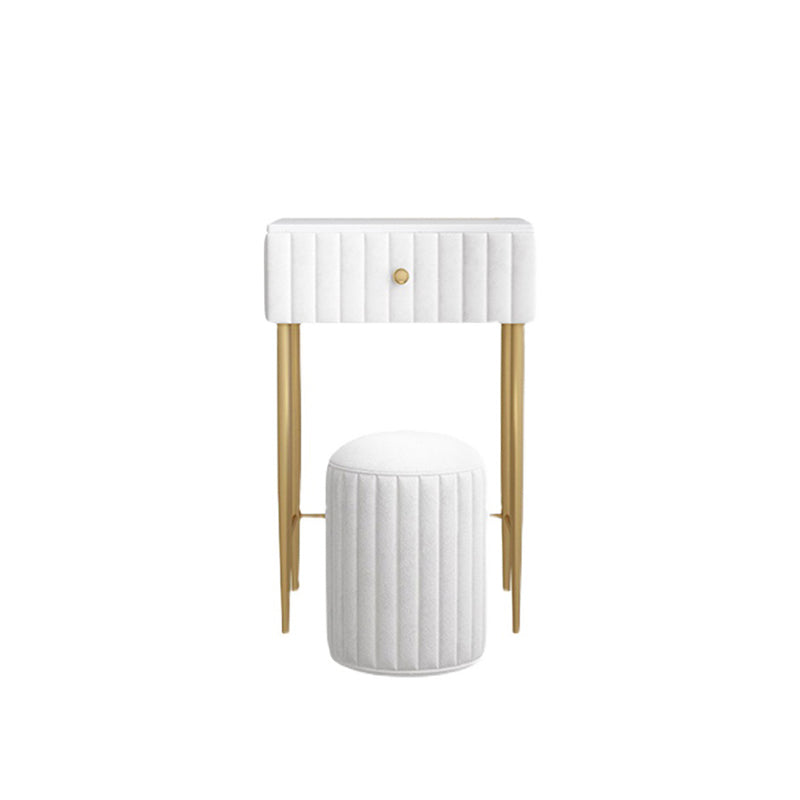 29,5 "hoher Glam Make -up Eitelkeitschreibtisch 1 Schubladen Schminktisch für Schlafzimmer