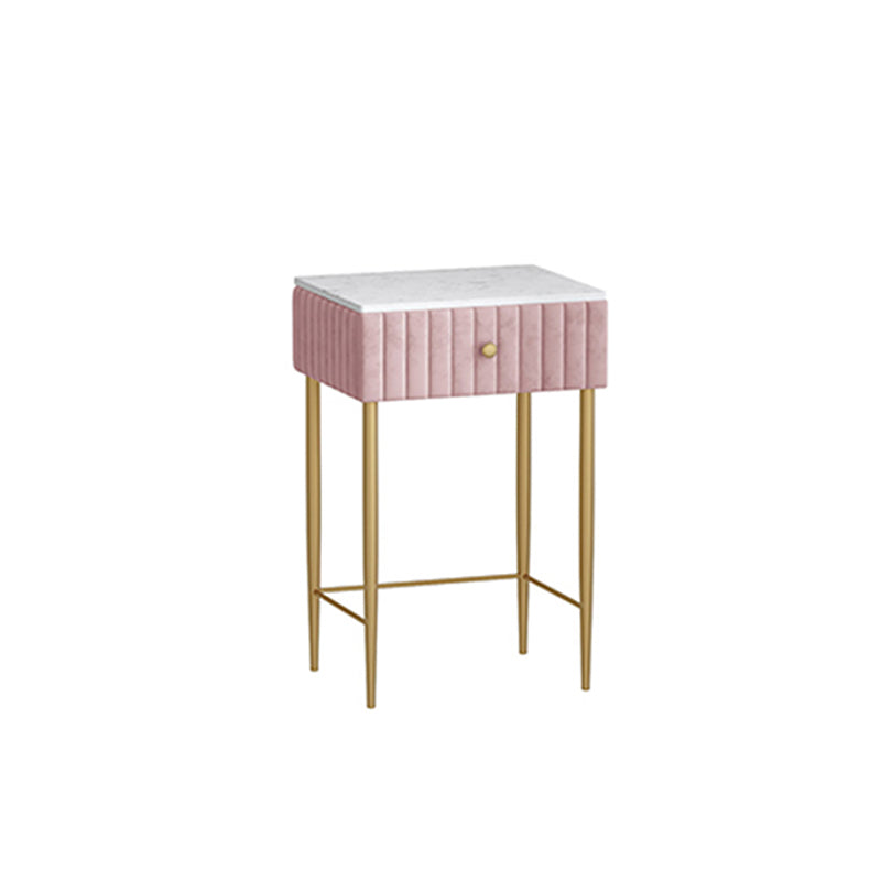 29,5 "hoher Glam Make -up Eitelkeitschreibtisch 1 Schubladen Schminktisch für Schlafzimmer