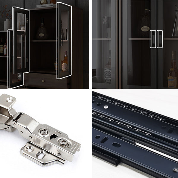 Armadio in stile glam Armadio artificiale Sideboard cucina in legno per sala da pranzo