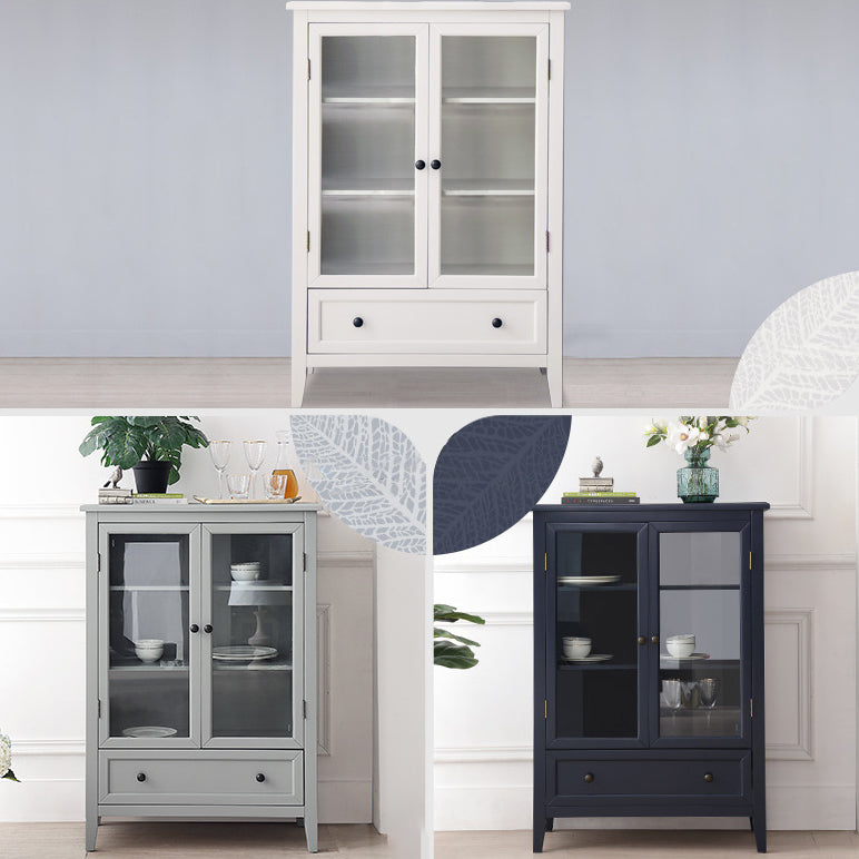 Credenza da cucina con cornice in rovere contemporanea per sala da pranzo