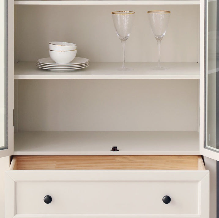 Credenza da cucina con cornice in rovere contemporanea per sala da pranzo