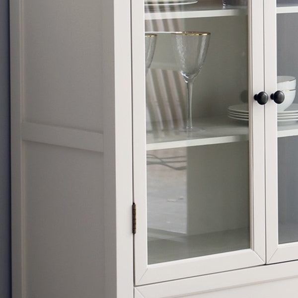 Credenza da cucina con cornice in rovere contemporanea per sala da pranzo