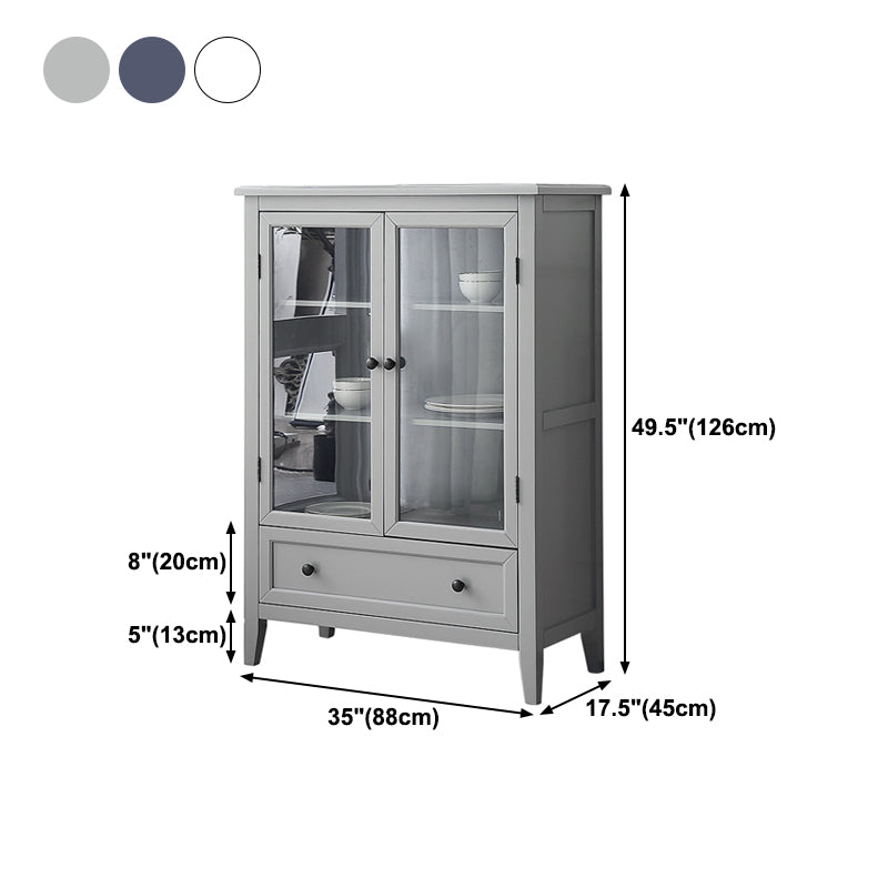 Credenza da cucina con cornice in rovere contemporanea per sala da pranzo