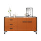 Credenza moderna di Pine Wood Credenza a 3 cassetti con controsoffitto per soggiorno per soggiorno