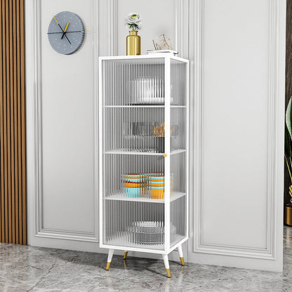 Server per porte della porta in vetro in metallo server in stile moderno per la sala da pranzo