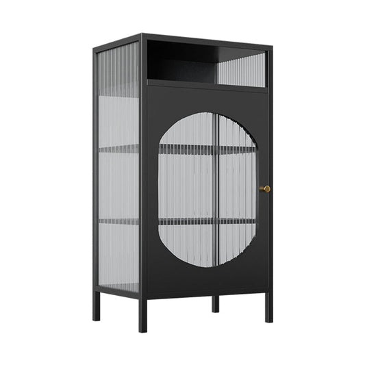 Woonkamer metalen keukenserver 20-inch lengte glazen deur eetkamer server