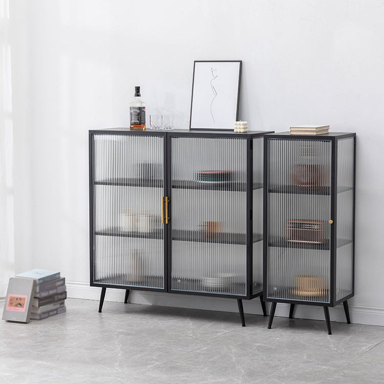 Server buffet cucina in stile glam Server da pranzo in metallo in metallo per soggiorno