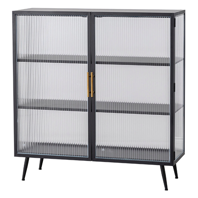 Server buffet cucina in stile glam Server da pranzo in metallo in metallo per soggiorno