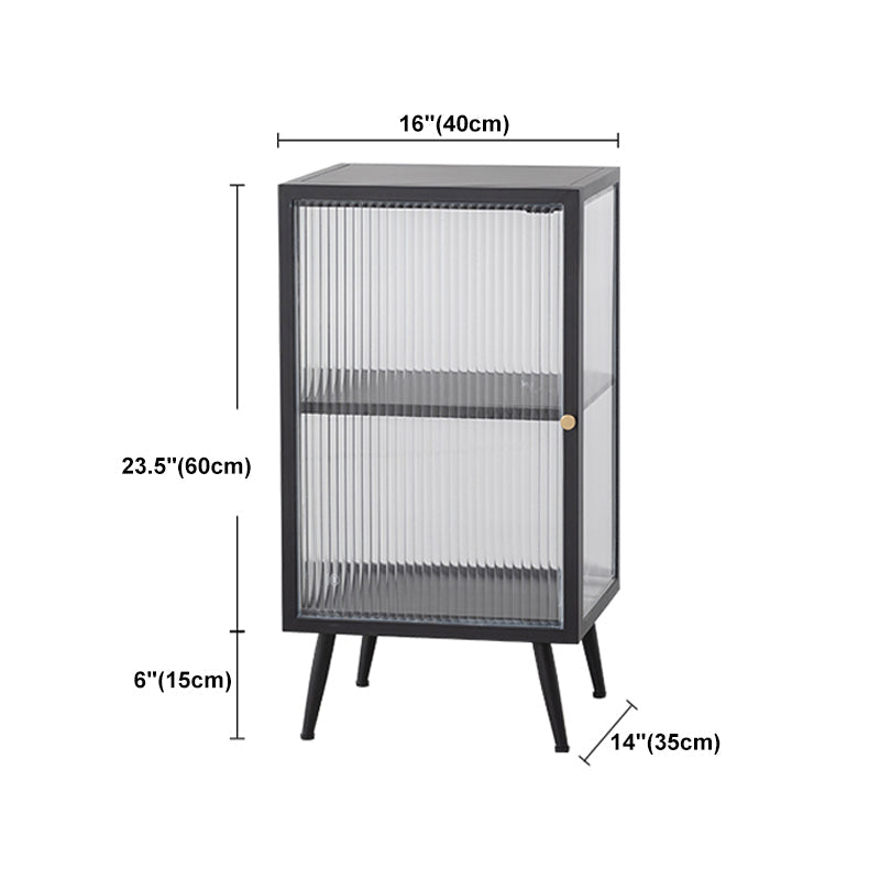 Server buffet cucina in stile glam Server da pranzo in metallo in metallo per soggiorno