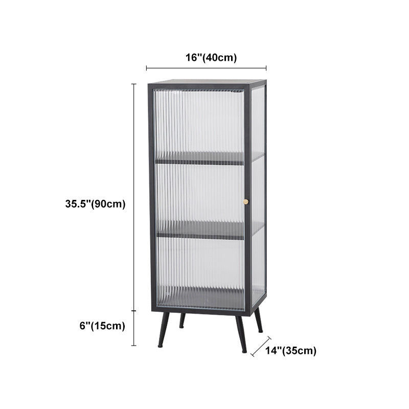 Server buffet cucina in stile glam Server da pranzo in metallo in metallo per soggiorno