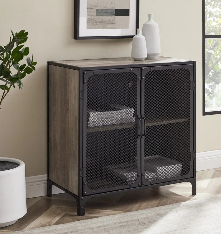 Armoire à plateaux de cuisine en bois d'armoire de serveur moderne avec rangement