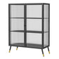 IJzeren op de eetkamer dressoir Cabinet Glam Server Cabinet met opslag