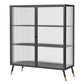 IJzeren op de eetkamer dressoir Cabinet Glam Server Cabinet met opslag