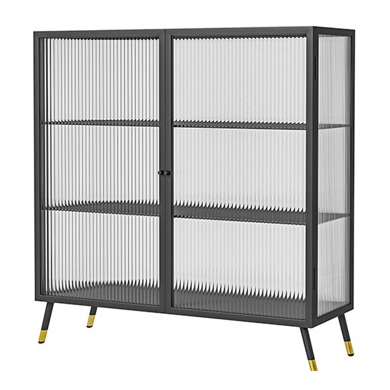 IJzeren op de eetkamer dressoir Cabinet Glam Server Cabinet met opslag
