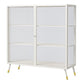 IJzeren op de eetkamer dressoir Cabinet Glam Server Cabinet met opslag